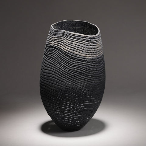 Medium Black Vase